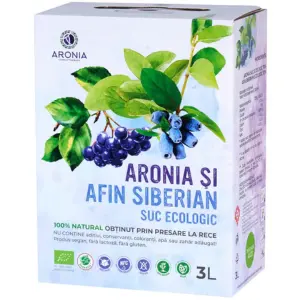 Suc de Aronia și Afin Siberian